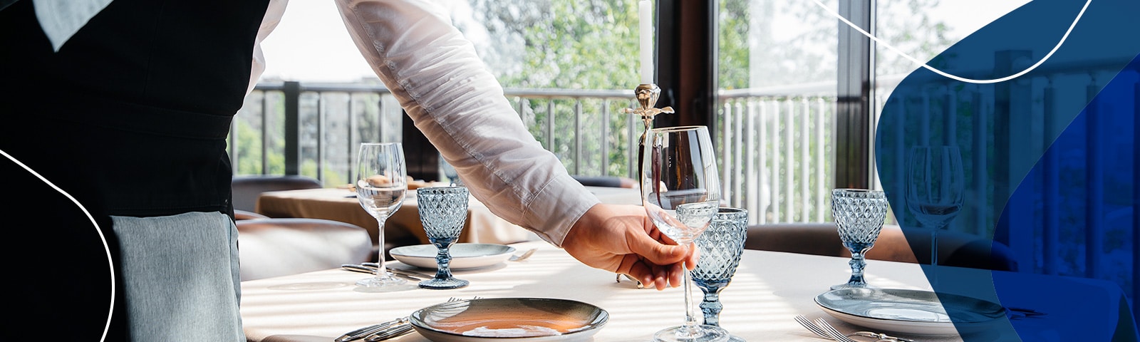 Cleaning restaurant linen