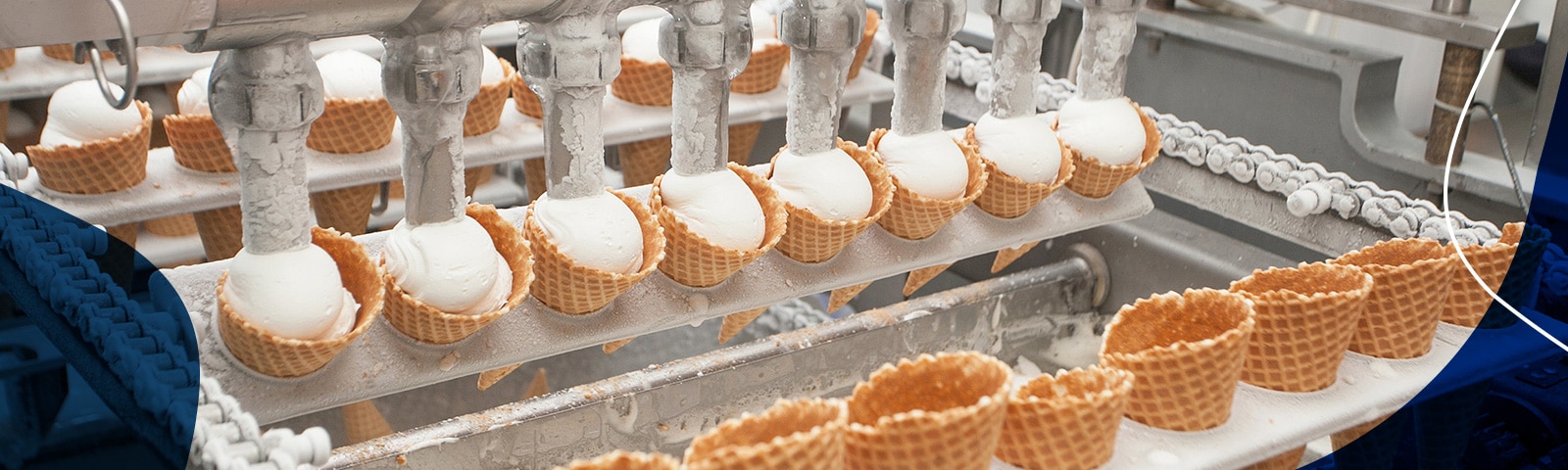 Désinfection dans l’industrie de la crème glacée