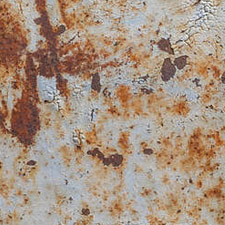 corrosión en superficies pintadas