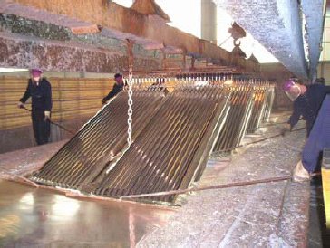 etapa de fluxado de galvanizado en caliente 