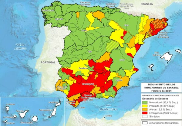 problema hídrico españa