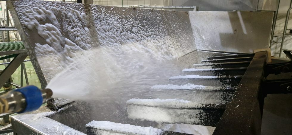 sistema de limpieza spit foam system